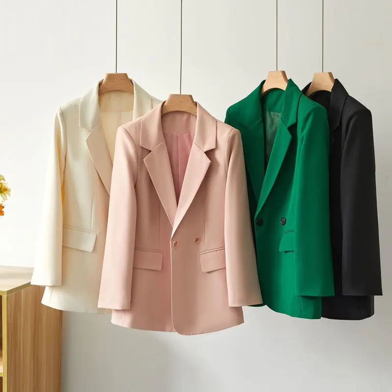2023 Women's Loose Fit Korean Style Blazer Jacket
