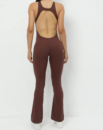 WISRUNING Women's Hollow Out Yoga Jumpsuit & Tights