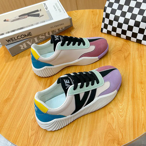 Women's Spring 2023 Casual Thick-Soled Sneakers JH-6619