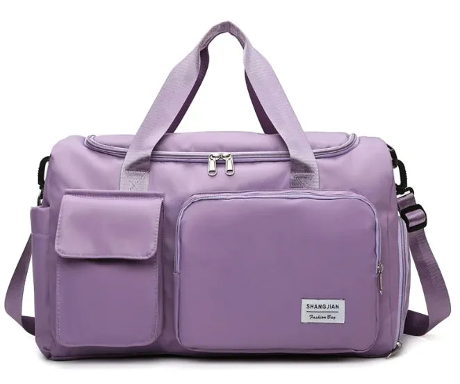 Large Capacity Dry & Wet Separation Travel Bag with Shoe Compartment