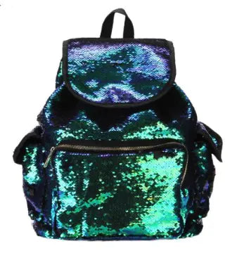 Mermaid Sequin Backpack - Casual Design