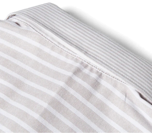 Striped Slim Fit Cotton Work Shirt for Men