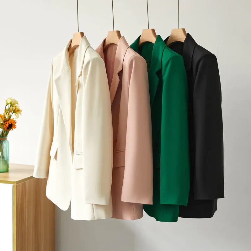 2023 Women's Loose Fit Korean Style Blazer Jacket