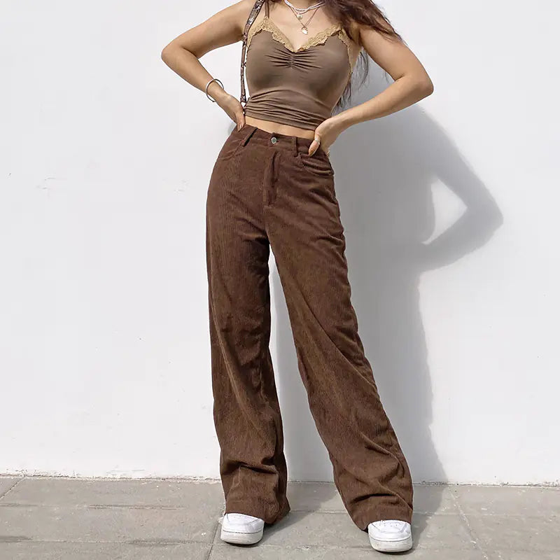 Comfortable Wide Leg Loose Casual Pants for Ladies