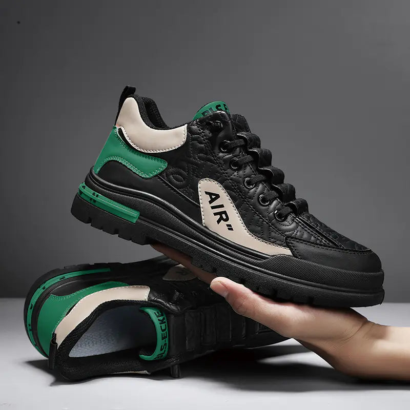 Trendy Men's Thick-Soled Casual Sneakers for Fall 2023