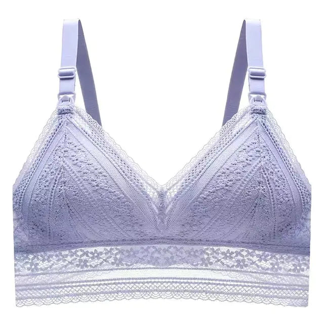 Sexy Lace Nursing Bra for Pregnant Women (Wireless)