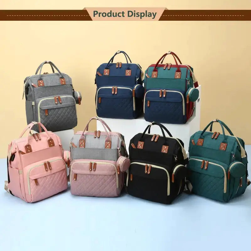 Large Capacity Multi-Purpose Backpack for Moms and Babies