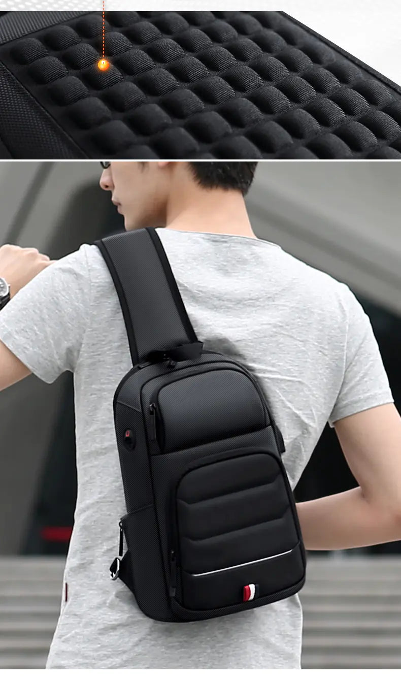 Trendy Men's Crossbody Bag - Large Capacity Shoulder Bag
