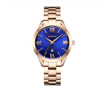 CURREN 9007 Women's Waterproof Quartz Watch with Calendar