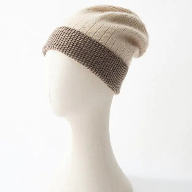 Children's Thick Goat Wool Hat for Winter Warmth