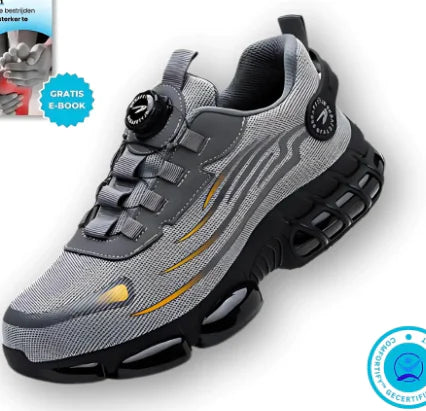 Durable Work Shoes for Men with Laces (One Pair)