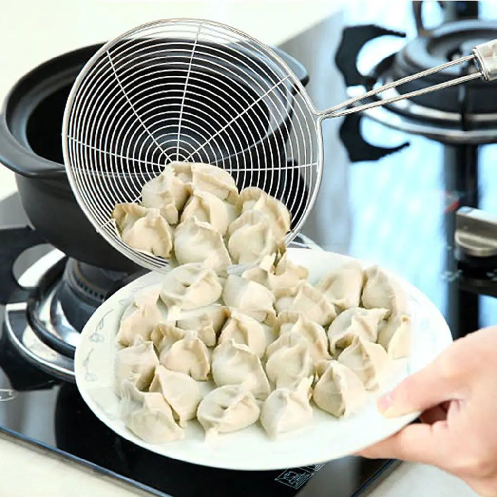 Kitchen Cooking Utensils with Net Drain Feature