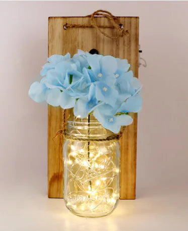 Solar Mason Jar Hanging Light for Garden and Balcony Decor
