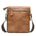 Men's Casual Shoulder Bag in First Layer Cowhide Leather
