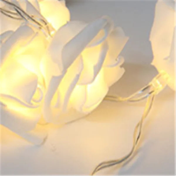 LED Christmas Rose String Lights for Decoration