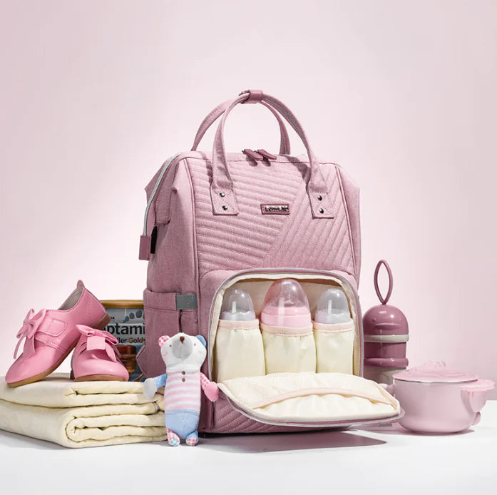Large Capacity Lightweight Diaper Backpack for Moms