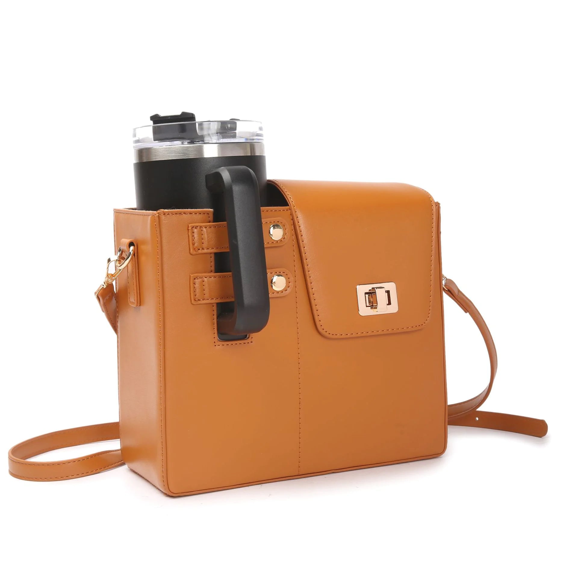 Universal Large Insulated Crossbody Kettle Bag for Bottles