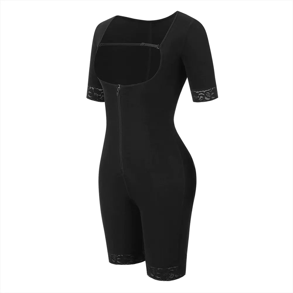 Lace Body Shaper Bodysuit for Waist and Hip Control
