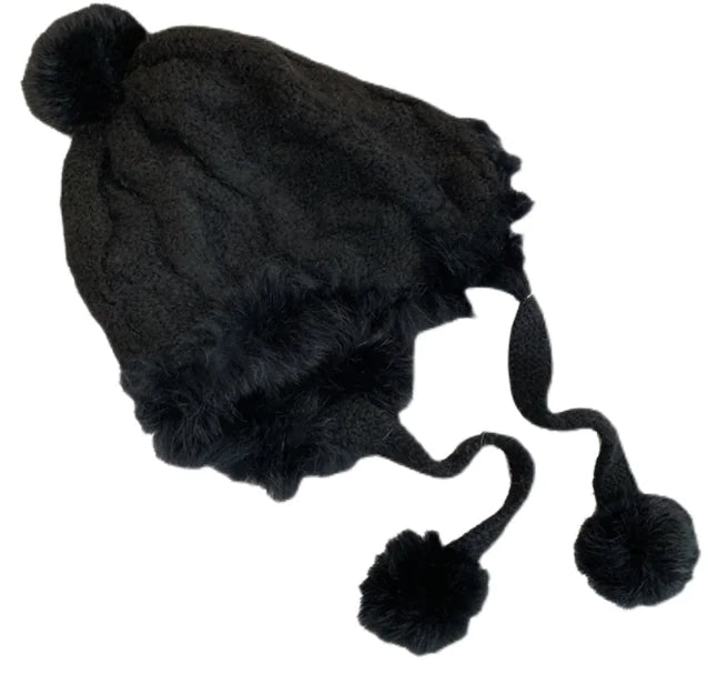 Gentle Fleece Rabbit Fur Lei Feng Hat