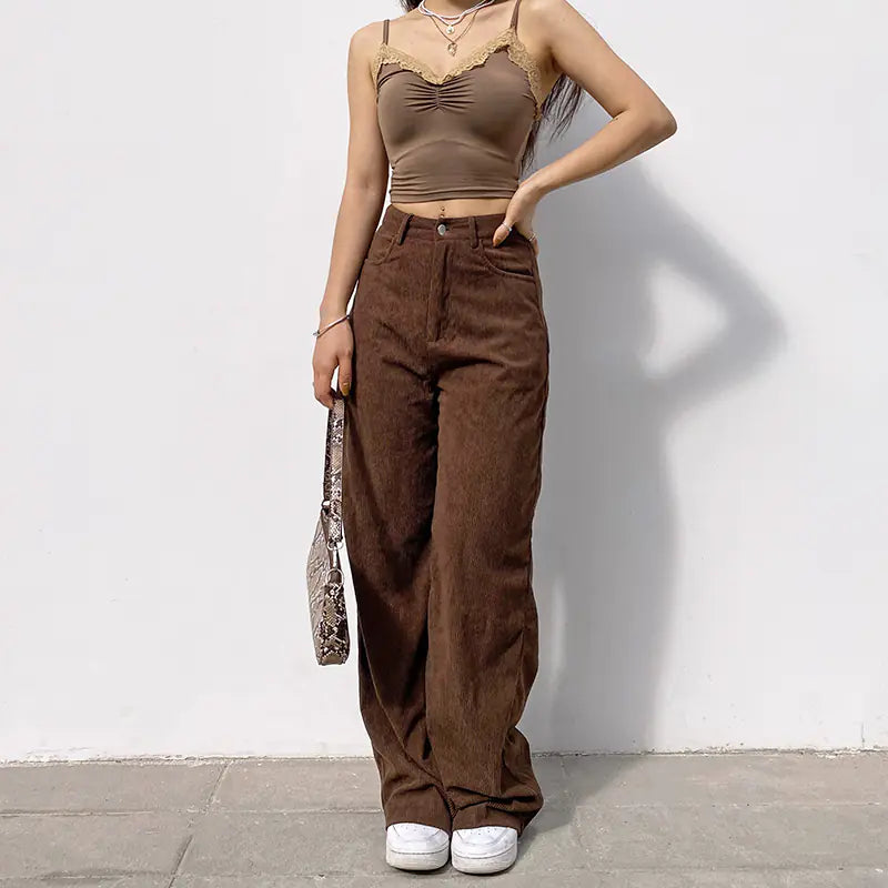 Comfortable Wide Leg Loose Casual Pants for Ladies