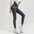 High Waist Plus Size Yoga Pants with Pockets