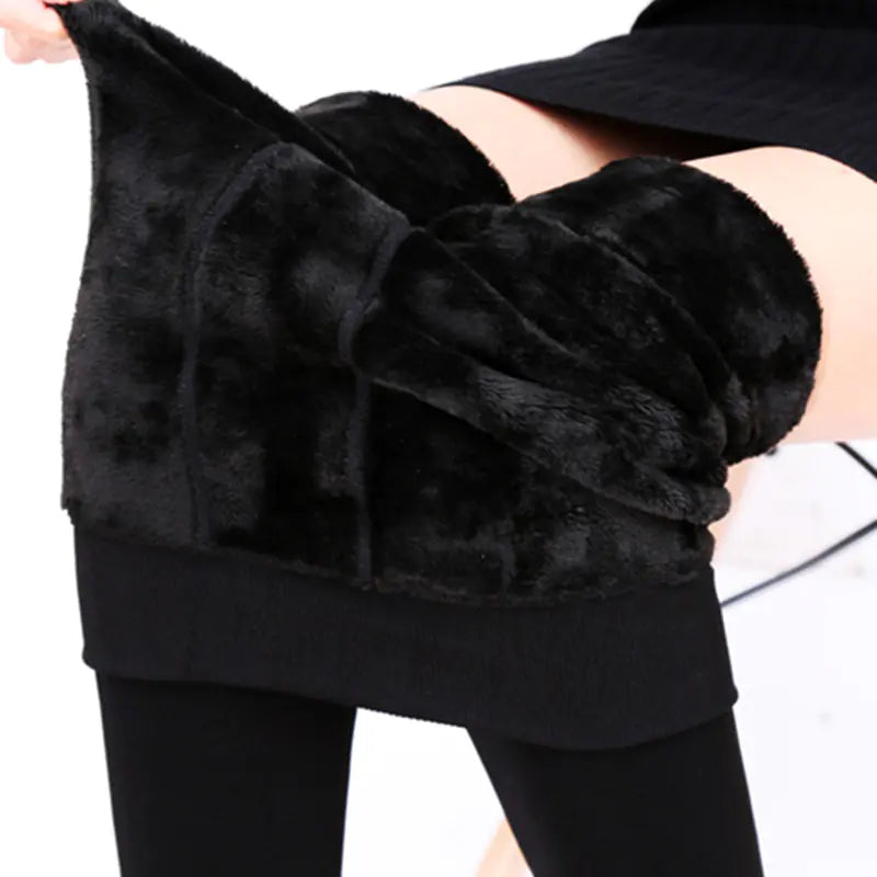 Thickened Velvet Women's Pantyhose with Strong Support