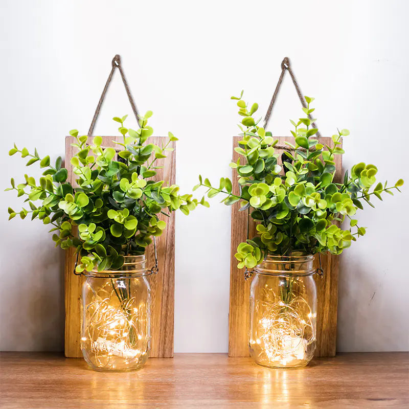 Solar Mason Jar Hanging Light for Garden and Balcony Decor