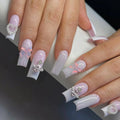 Valentine's Day Press-On Nail Set with Heart Designs