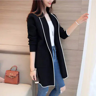 Women's Fleece Cardigan Coat for Spring Autumn Winter