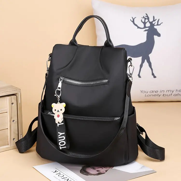 Fashionable Anti-Theft Oxford Cloth Backpack for Women