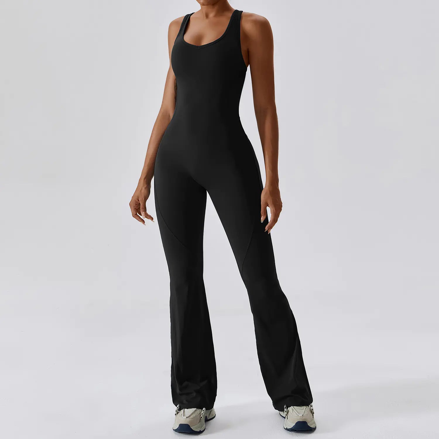 WISRUNING Women's Hollow Out Yoga Jumpsuit & Tights