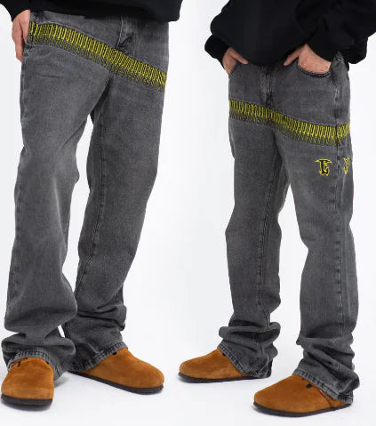Men's Loose Washed Wide Leg Pants
