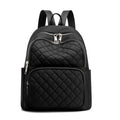 Waterproof Women's Backpack with Large Capacity and Gold Zipper