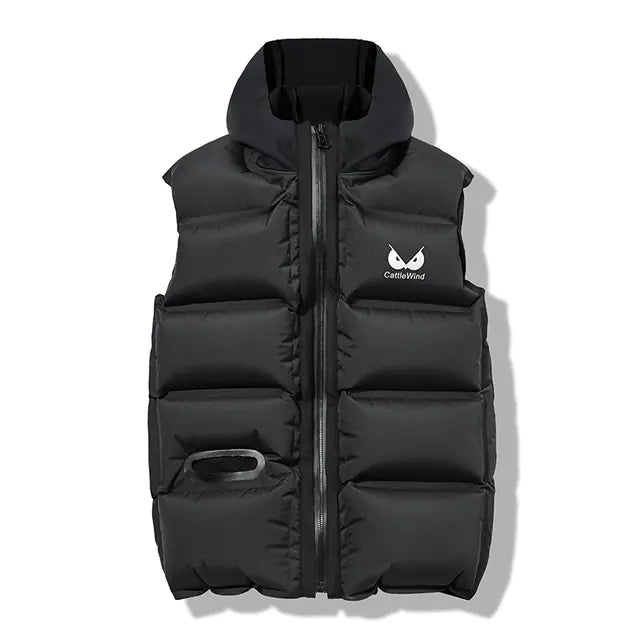 Men's Casual Warm Polyester Fiber Fashion Vest