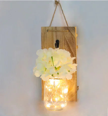 Solar Mason Jar Hanging Light for Garden and Balcony Decor