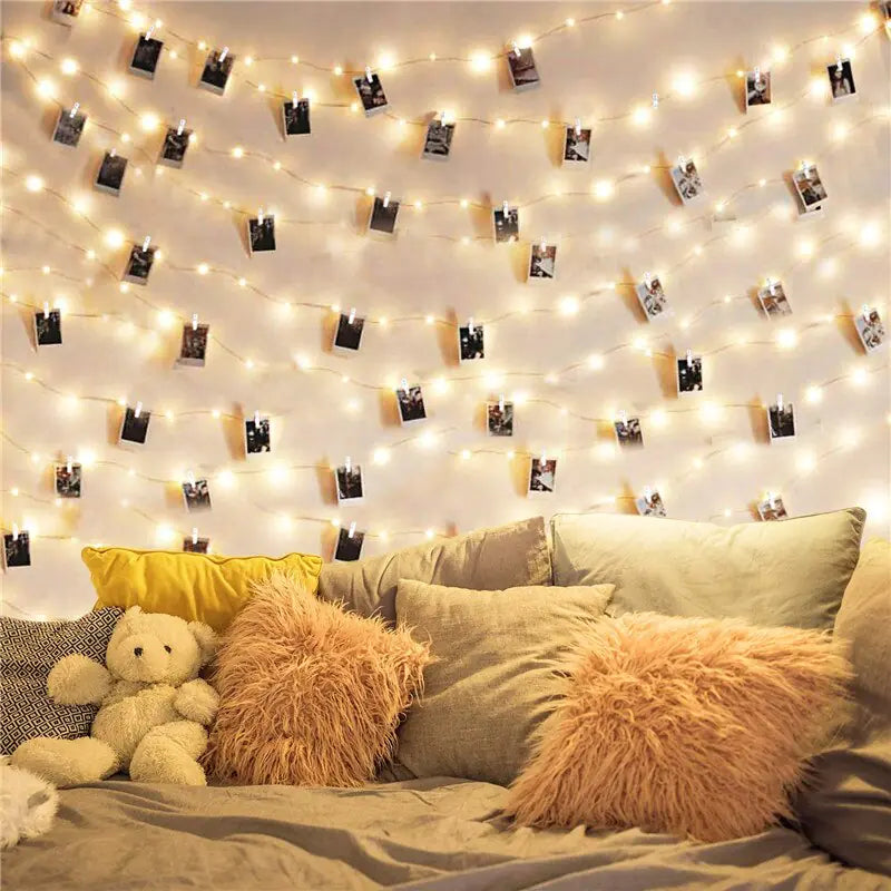 LED Copper Wire String Lights for Home Decoration