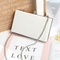 Evening Box Clutch Purse with Chain for Women