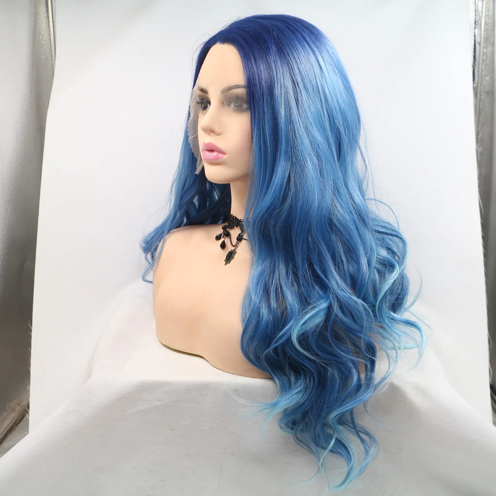 Chemical Fiber Long Curly Headband Hairpiece