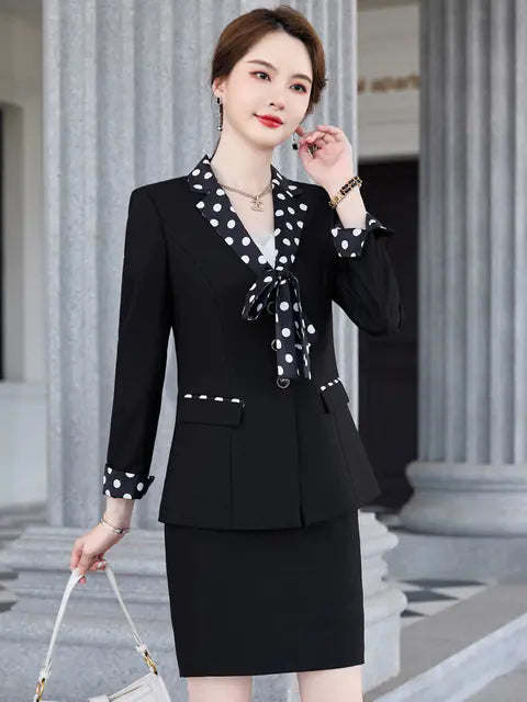 High Quality Red Formal Suit for Women Business Attire