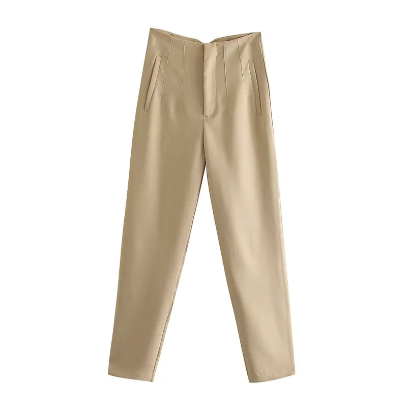 Comfortable High-Waist Casual Street Pants for Women
