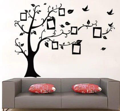 Removable Black Memory Tree Photo Wall Sticker