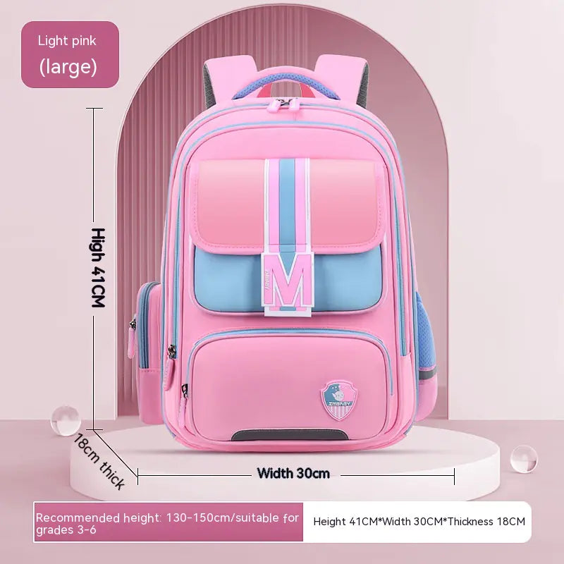 Lightweight Large Capacity Backpack for School Kids