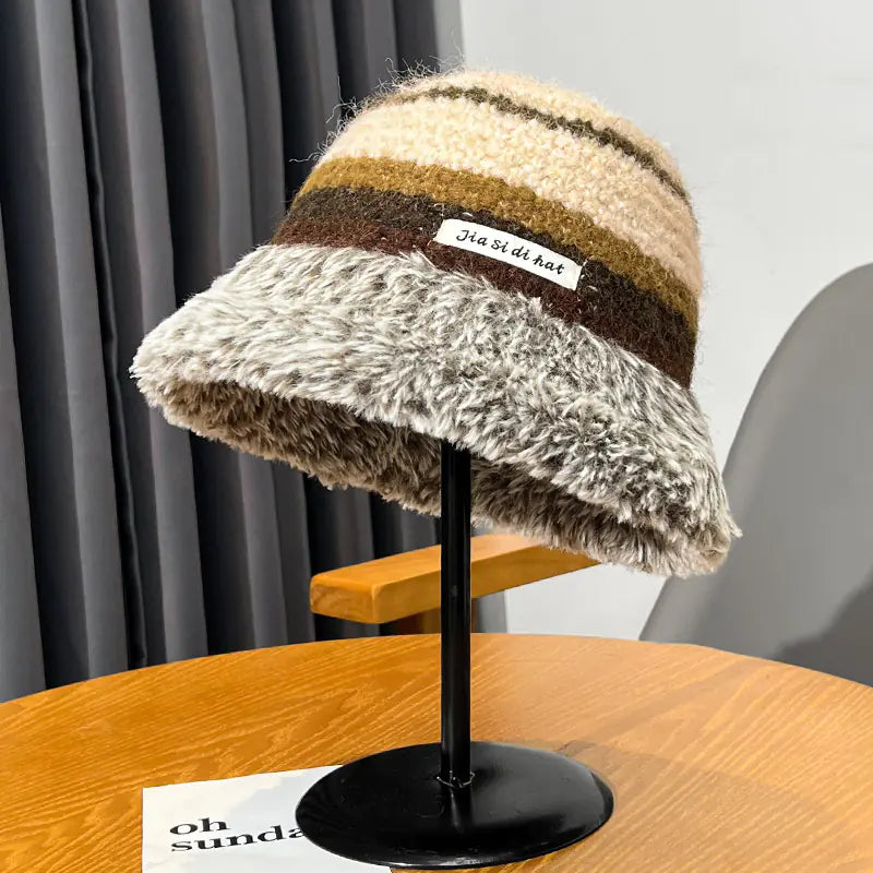 Knitted Wool Women's Fisherman Hat