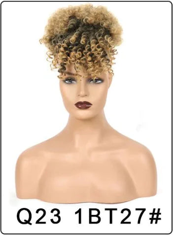 Lady Africa Fake Fluffy Hair Bud Bangs with Pack