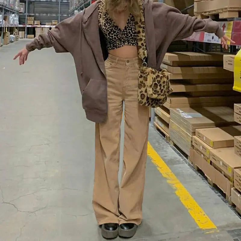 Comfortable Wide Leg Loose Casual Pants for Ladies