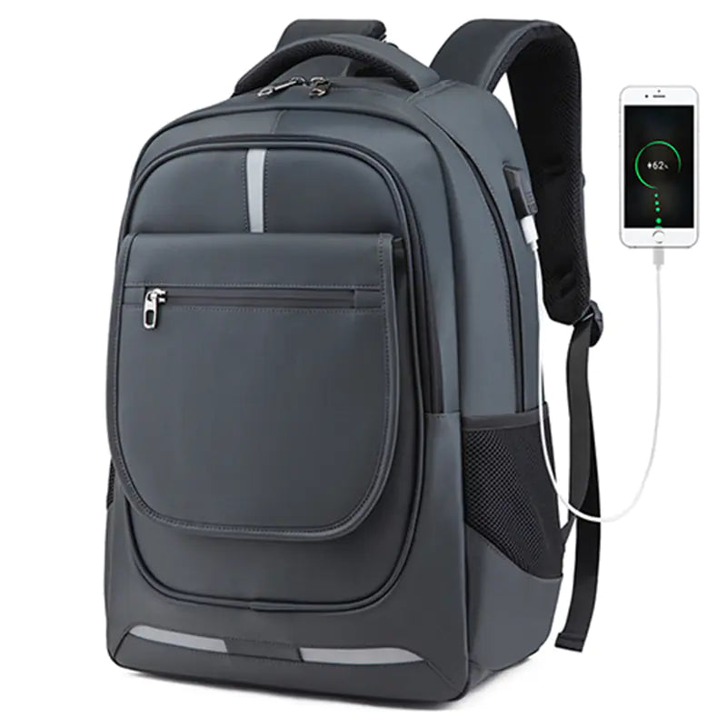 Men's Waterproof Oxford Backpack, Business Casual Laptop Bag