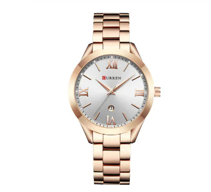 CURREN 9007 Women's Waterproof Quartz Watch with Calendar