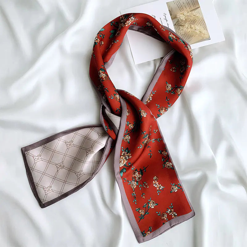 New Korean Style Creative Silk Scarf for Women