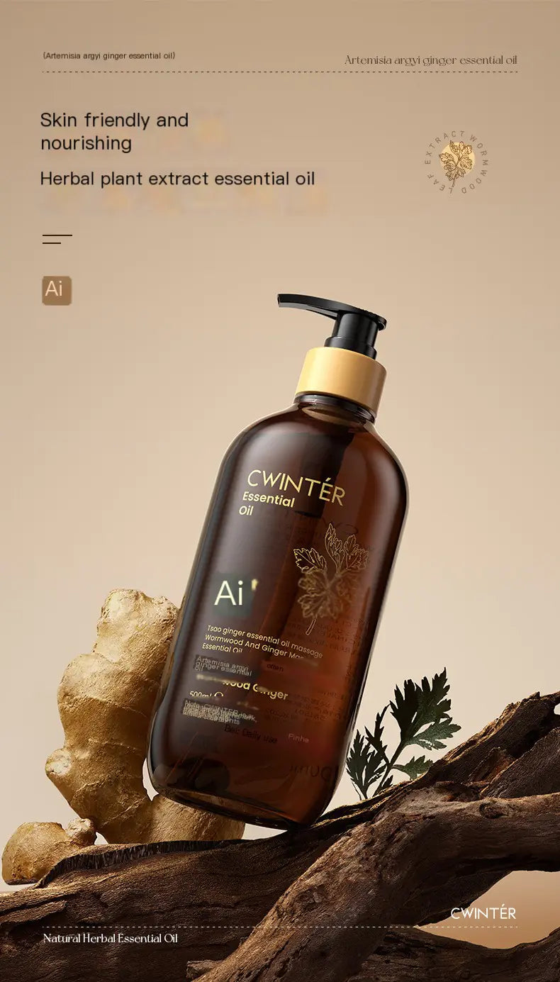 Ginger Essential Oil 500ml for Body Care and Moisture