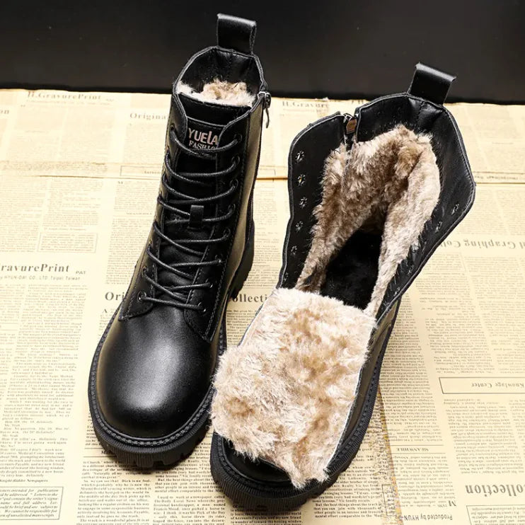 Flat Bottom Thickened Booties